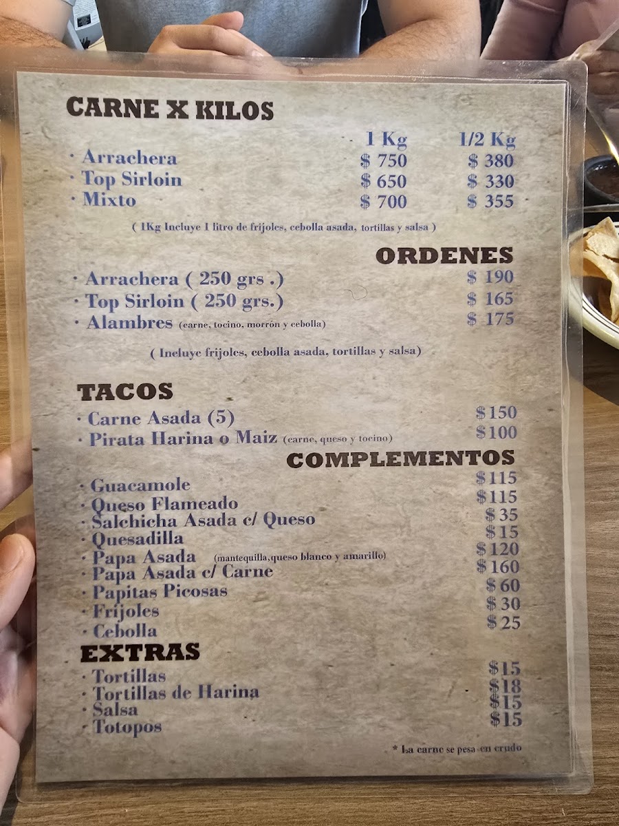 Parrillada Los Amigos Menu - Image 5