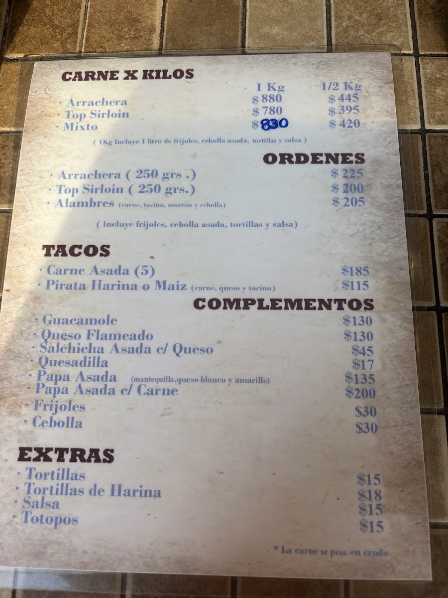 Parrillada Los Amigos Menu - Image 6